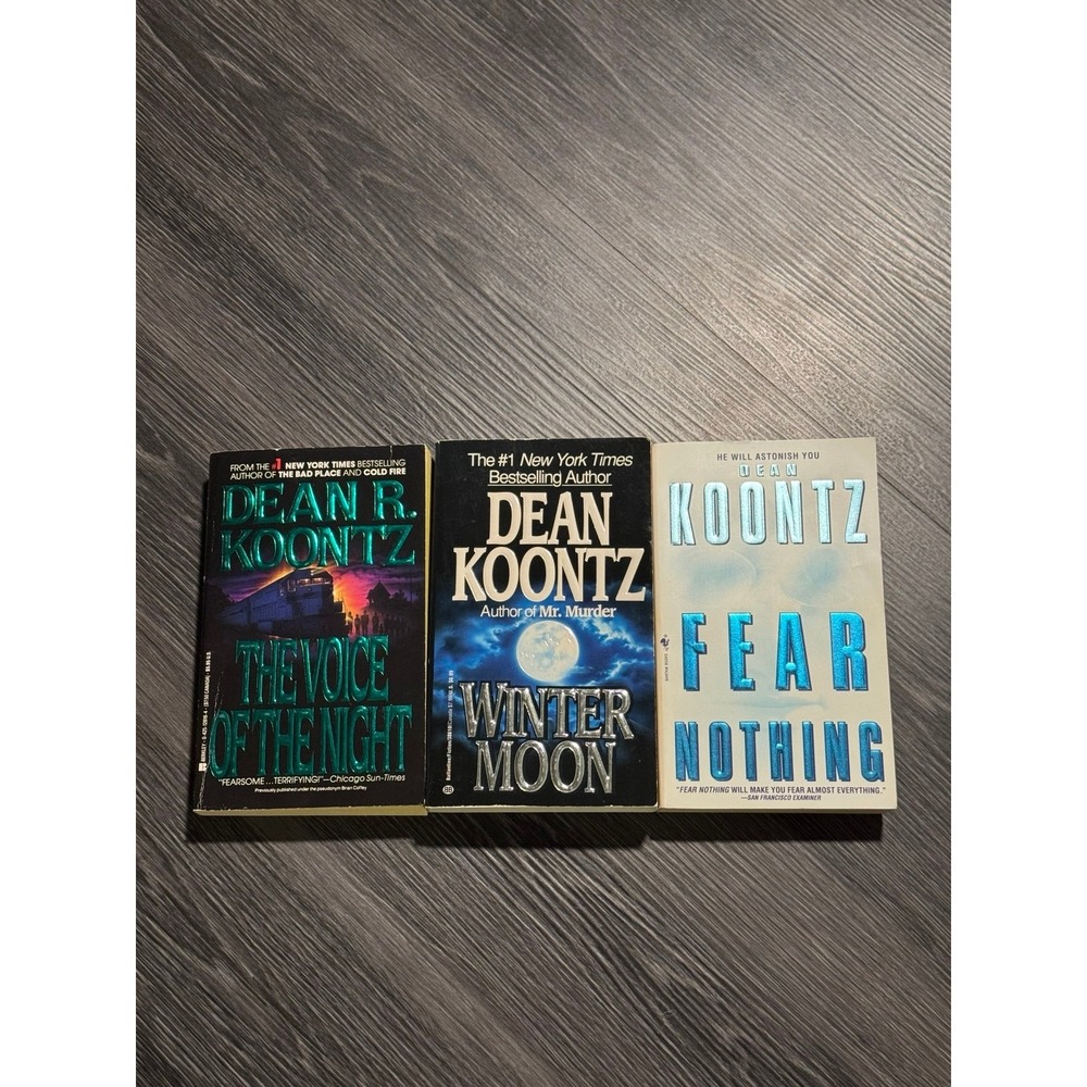 Lot of Vintage Dean Koontz Paperback Books